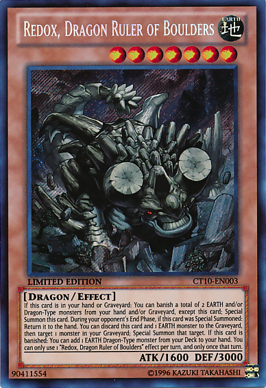 Redox, Dragon Ruler of Boulders [CT10-EN003] Secret Rare | The CG Realm