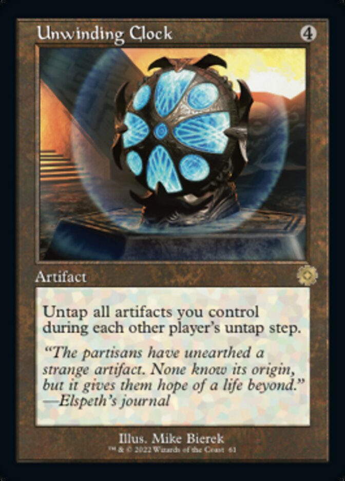 Unwinding Clock (Retro) [The Brothers' War Retro Artifacts] | The CG Realm