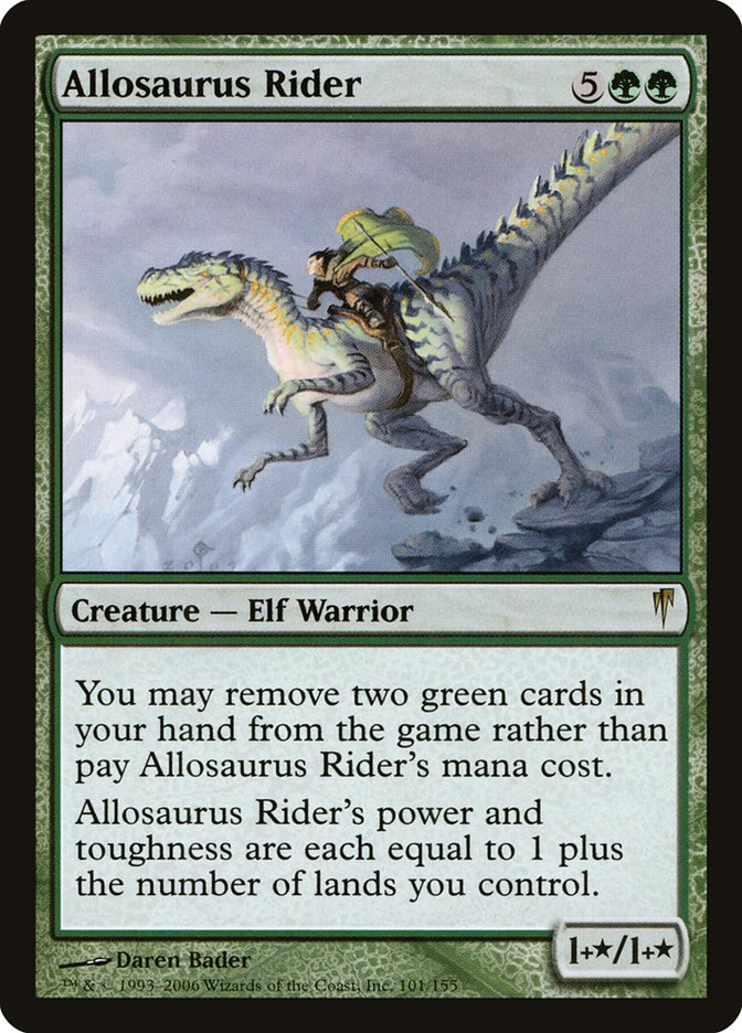 Allosaurus Rider [Coldsnap] | The CG Realm