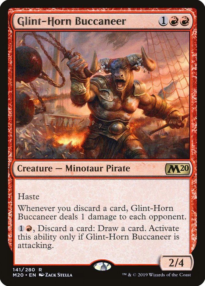 Glint-Horn Buccaneer [Core Set 2020] | The CG Realm