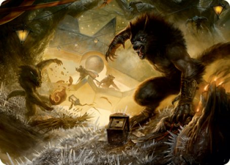 Storm the Festival Art Card [Innistrad: Midnight Hunt Art Series] | The CG Realm