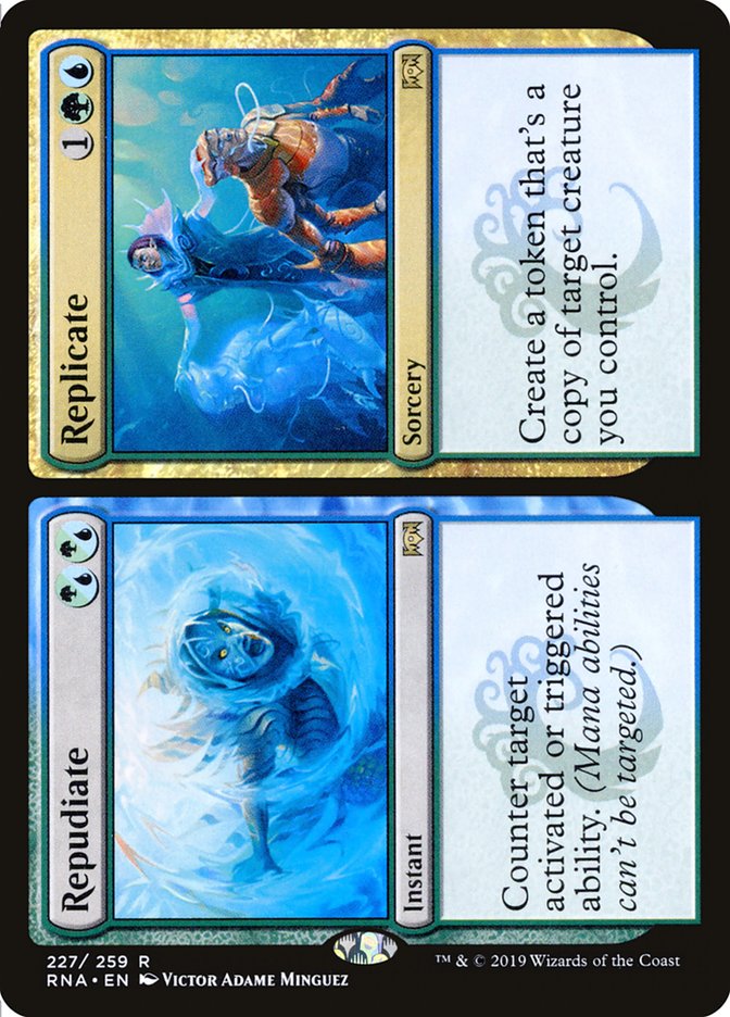 Repudiate // Replicate [Ravnica Allegiance] | The CG Realm