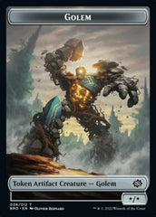 Powerstone // Golem Double-Sided Token [The Brothers' War Tokens] | The CG Realm