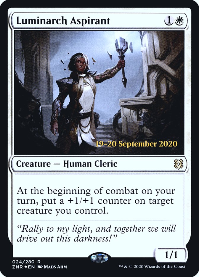 Luminarch Aspirant [Zendikar Rising Prerelease Promos] | The CG Realm