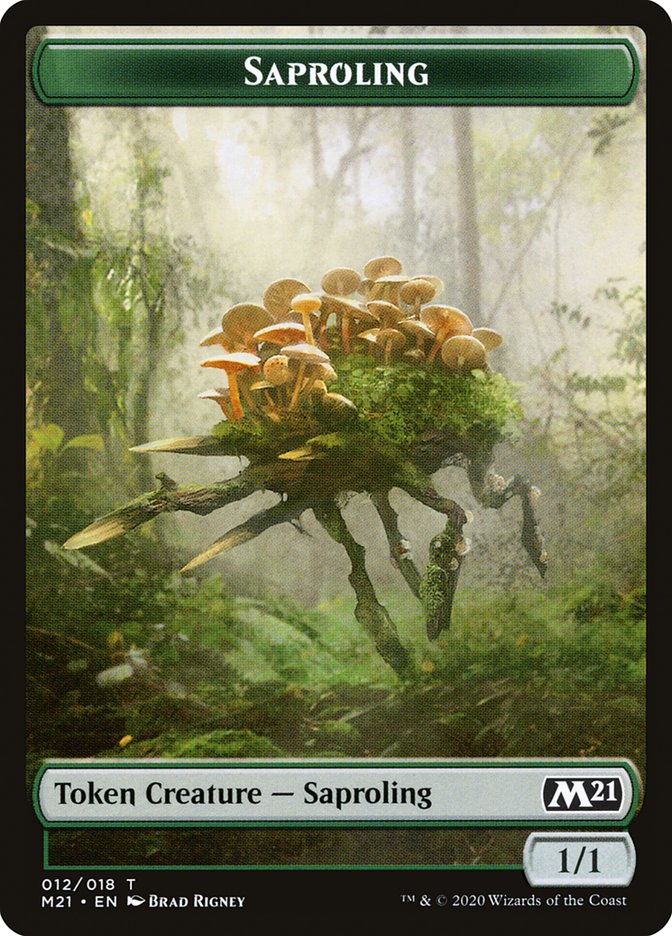 Saproling Token [Core Set 2021 Tokens] | The CG Realm