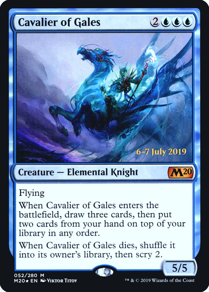 Cavalier of Gales [Core Set 2020 Prerelease Promos] | The CG Realm