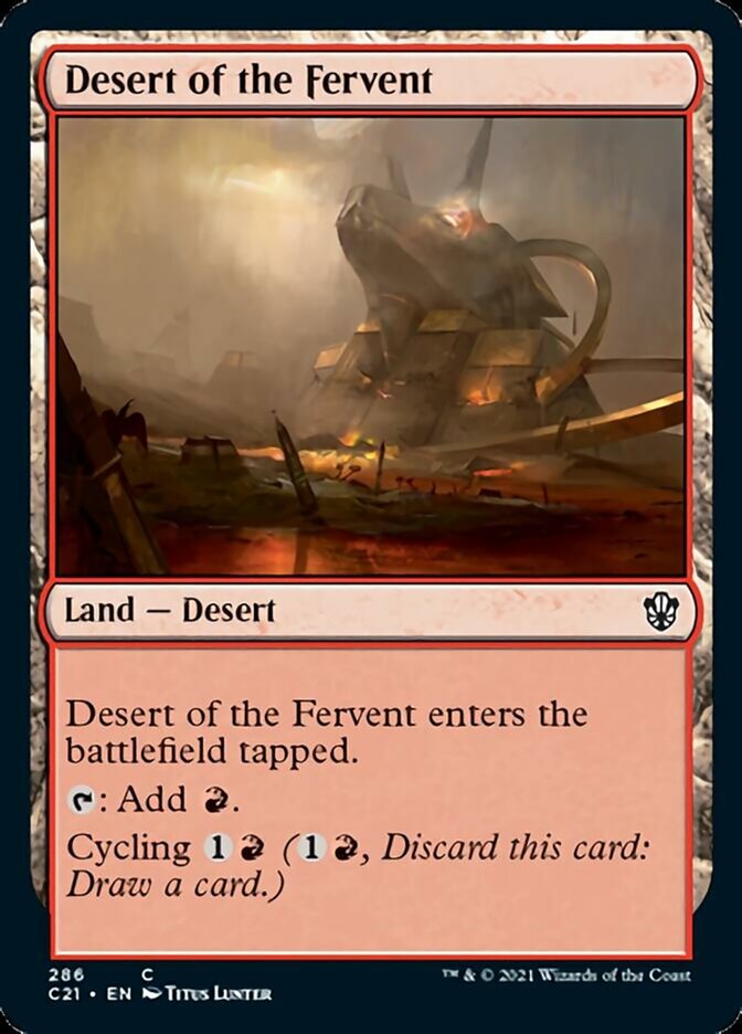 Desert of the Fervent [Commander 2021] | The CG Realm