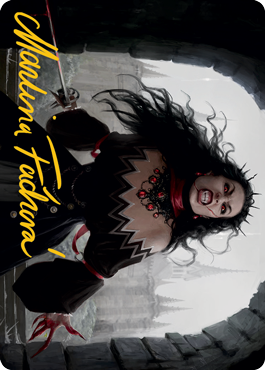 Voldaren Stinger Art Card (Gold-Stamped Signature) [Innistrad: Midnight Hunt Art Series] | The CG Realm