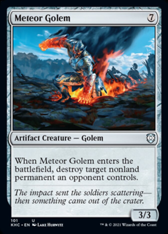 Meteor Golem [Kaldheim Commander] | The CG Realm
