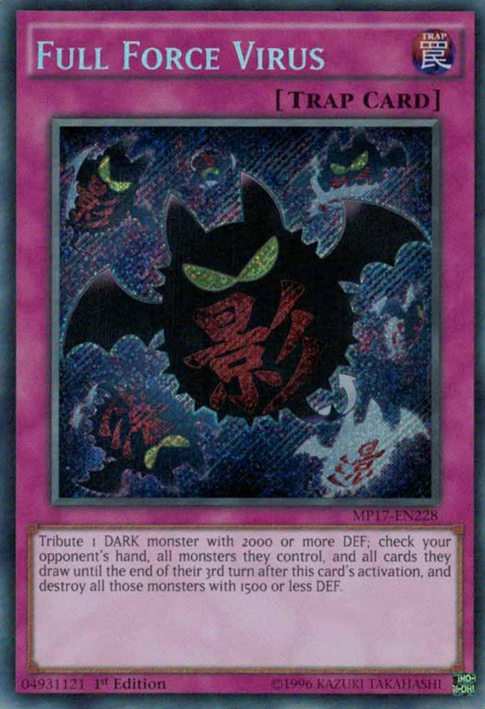 Full Force Virus [MP17-EN228] Secret Rare | The CG Realm