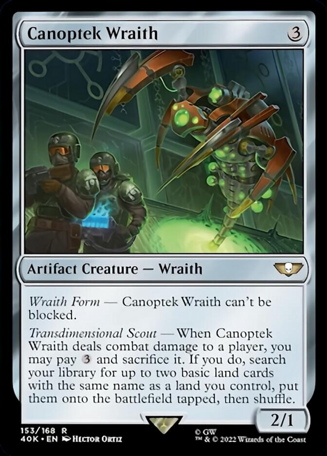 Canoptek Wraith (Surge Foil) [Warhammer 40,000] | The CG Realm