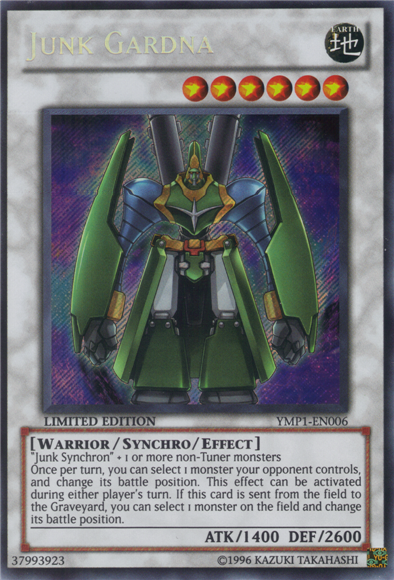 Junk Gardna [YMP1-EN006] Secret Rare | The CG Realm