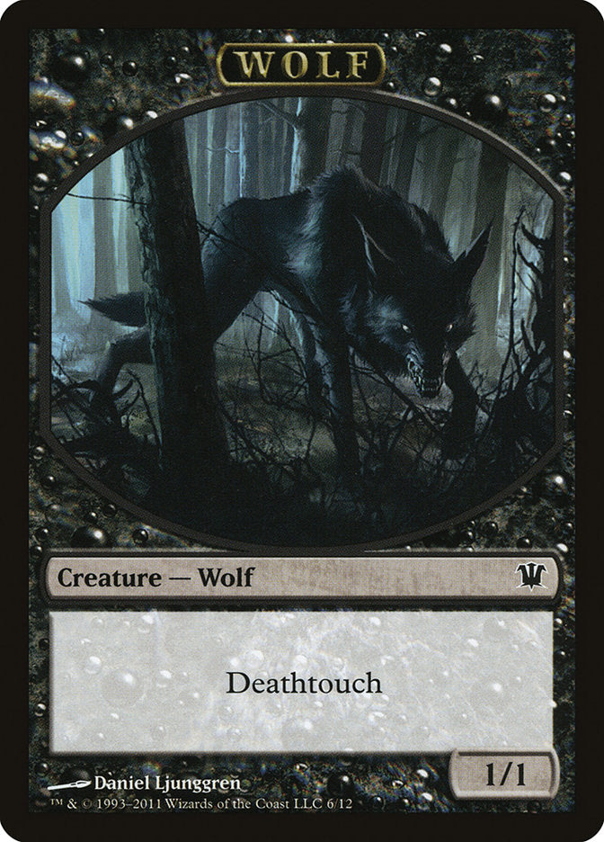 Wolf Token (6/12) [Innistrad Tokens] | The CG Realm