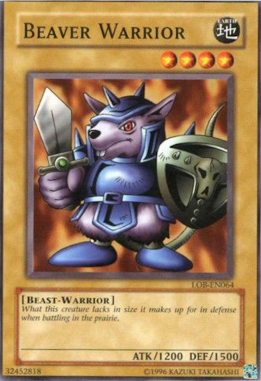 Beaver Warrior [LOB-EN064] Common | The CG Realm