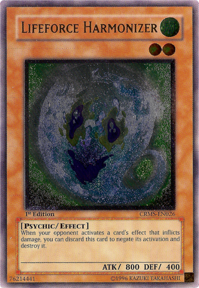 Lifeforce Harmonizer [CRMS-EN026] Ultimate Rare | The CG Realm