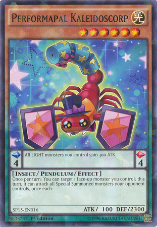 Performapal Kaleidoscorp [SP15-EN016] Shatterfoil Rare | The CG Realm