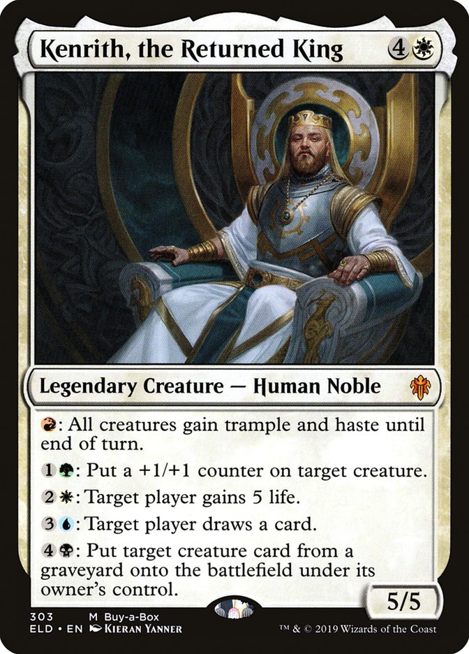 Kenrith, the Returned King (Buy-A-Box) [Throne of Eldraine Promos] | The CG Realm