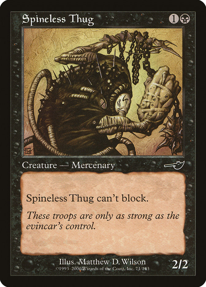 Spineless Thug [Nemesis] | The CG Realm