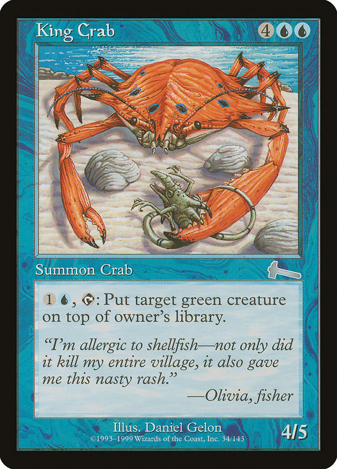 King Crab [Urza's Legacy] | The CG Realm