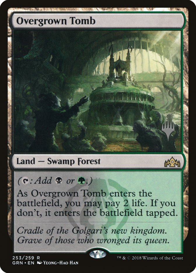 Overgrown Tomb (Promo Pack) [Guilds of Ravnica Promos] | The CG Realm
