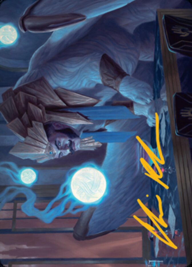 Tivit, Seller of Secrets Art Card (Gold-Stamped Signature) [Streets of New Capenna Art Series] | The CG Realm