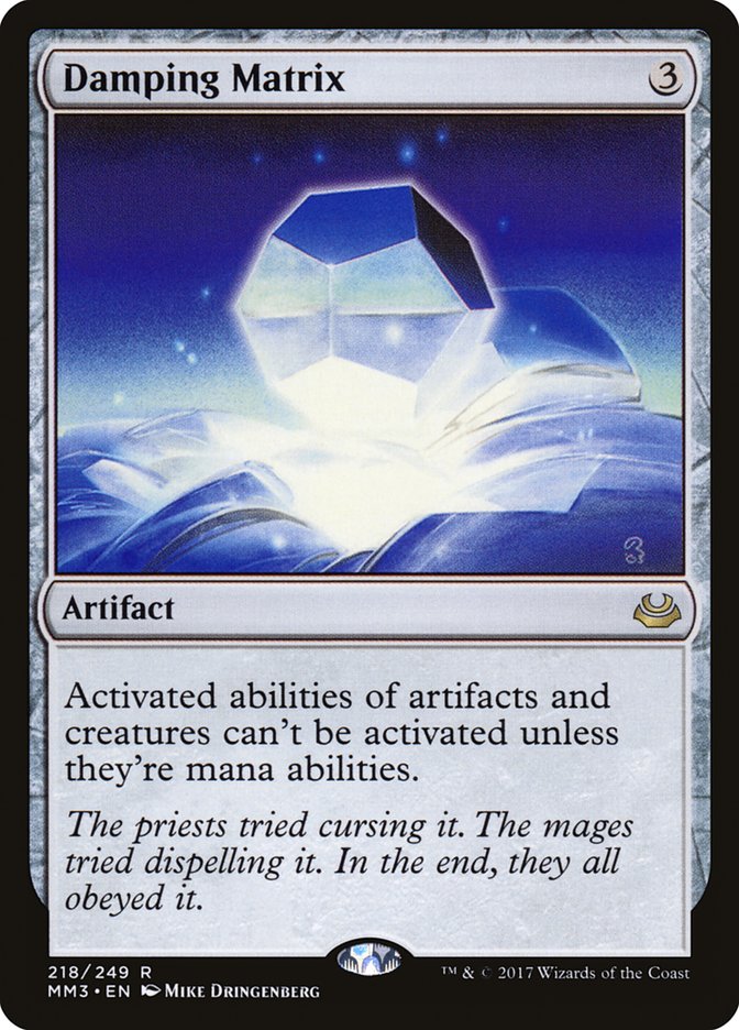 Damping Matrix [Modern Masters 2017] | The CG Realm