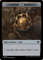 Clue // Construct (0041) Double-Sided Token [Commander Masters Tokens] | The CG Realm