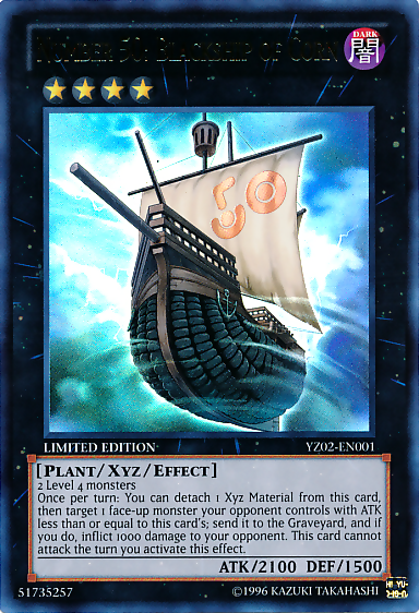 Number 50: Blackship of Corn [YZ02-EN001] Ultra Rare | The CG Realm