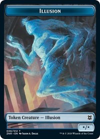 Illusion // Insect Double-Sided Token [Zendikar Rising Tokens] | The CG Realm