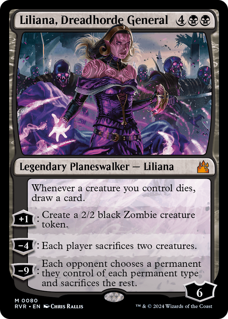 Liliana, Dreadhorde General [Ravnica Remastered] | The CG Realm