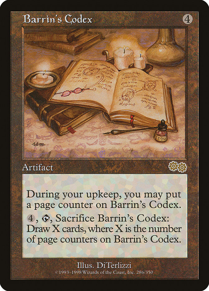 Barrin's Codex [Urza's Saga] | The CG Realm