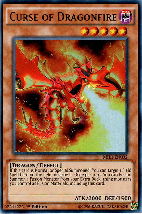 Curse of Dragonfire [MIL1-EN002] Ultra Rare | The CG Realm