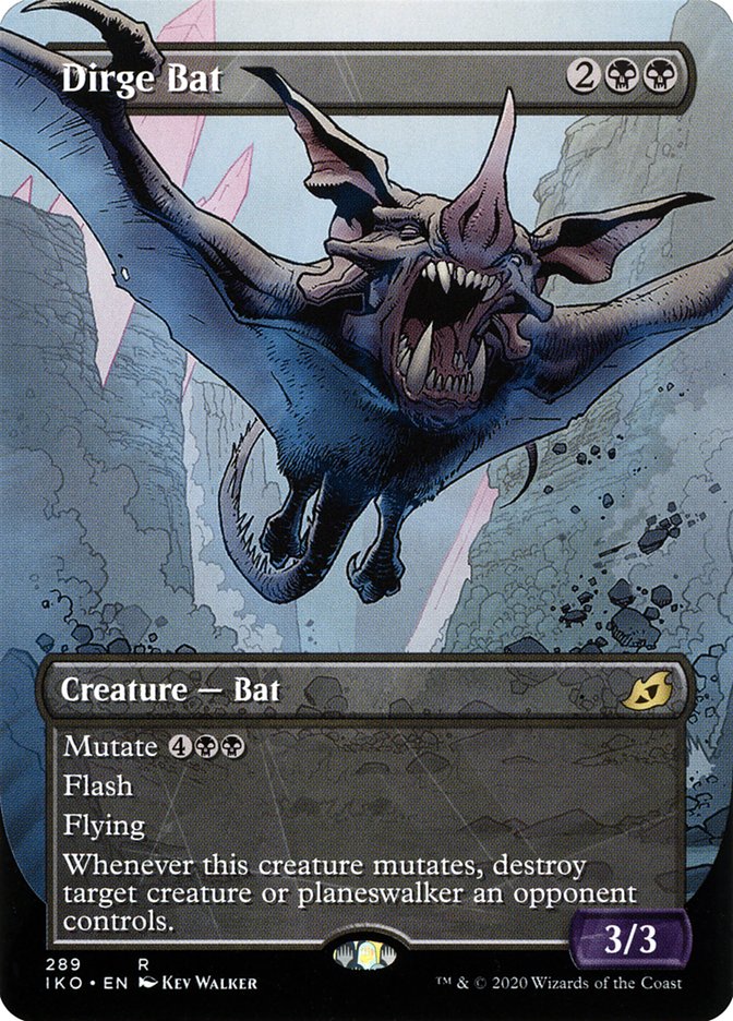 Dirge Bat (Showcase) [Ikoria: Lair of Behemoths] | The CG Realm
