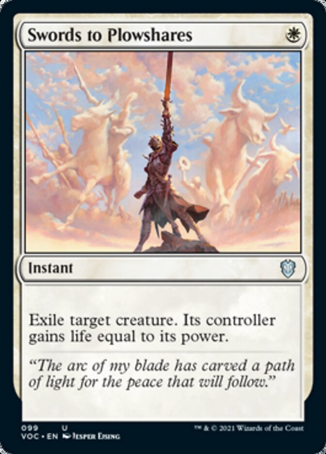 Swords to Plowshares [Innistrad: Crimson Vow Commander] | The CG Realm