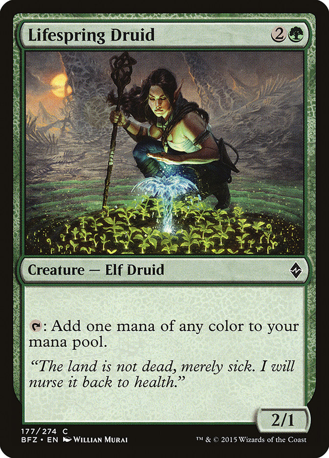 Lifespring Druid [Battle for Zendikar] | The CG Realm
