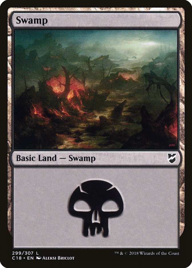 Swamp (299) [Commander 2018] | The CG Realm
