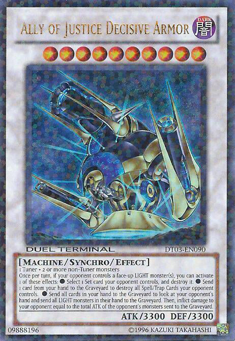 Ally of Justice Decisive Armor [DT03-EN090] Ultra Rare | The CG Realm
