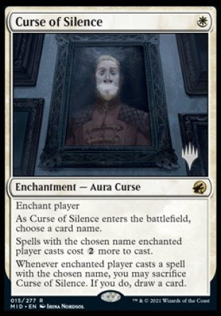 Curse of Silence (Promo Pack) [Innistrad: Midnight Hunt Promos] | The CG Realm