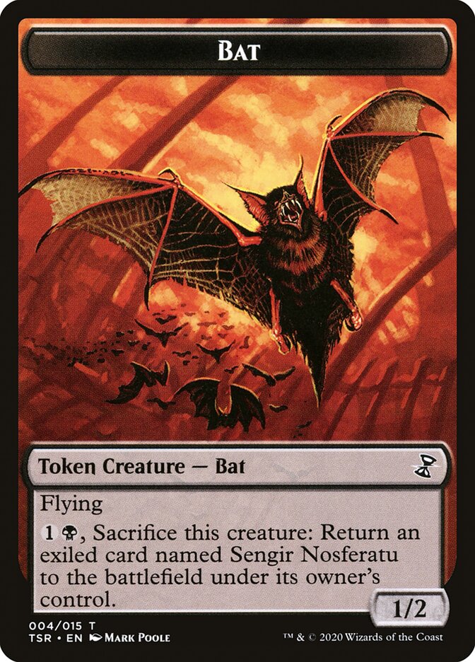 Bat Token [Time Spiral Remastered Tokens] | The CG Realm