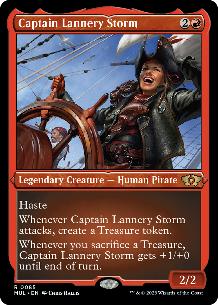 Captain Lannery Storm (Foil Etched) [Multiverse Legends] | The CG Realm