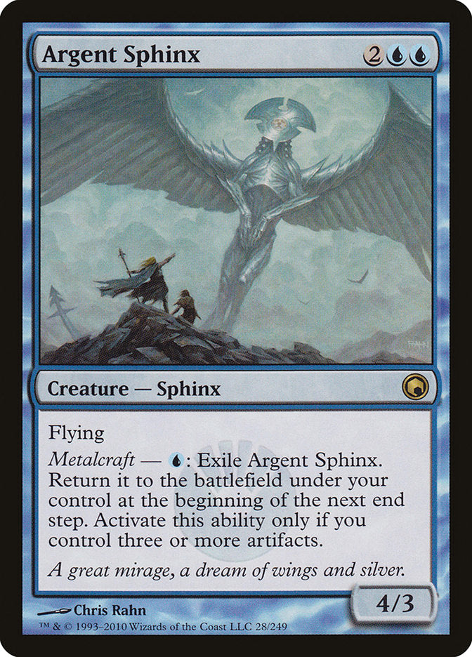 Argent Sphinx [Scars of Mirrodin] | The CG Realm