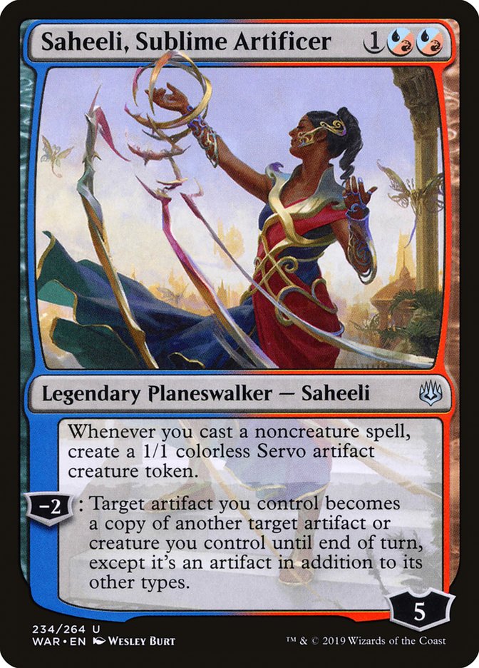 Saheeli, Sublime Artificer [War of the Spark] | The CG Realm