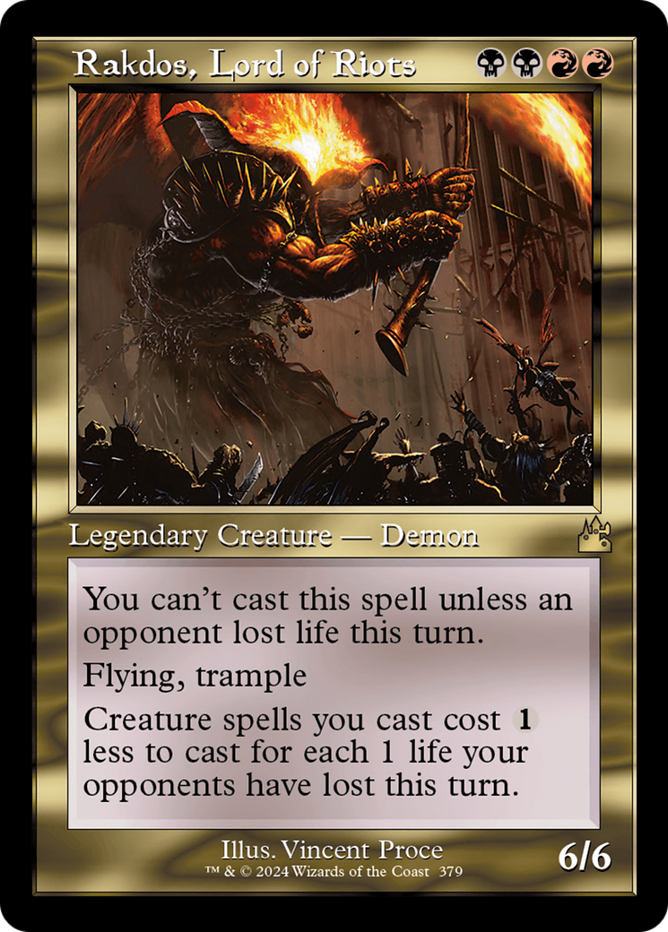 Rakdos, Lord of Riots (Retro Frame) [Ravnica Remastered] | The CG Realm