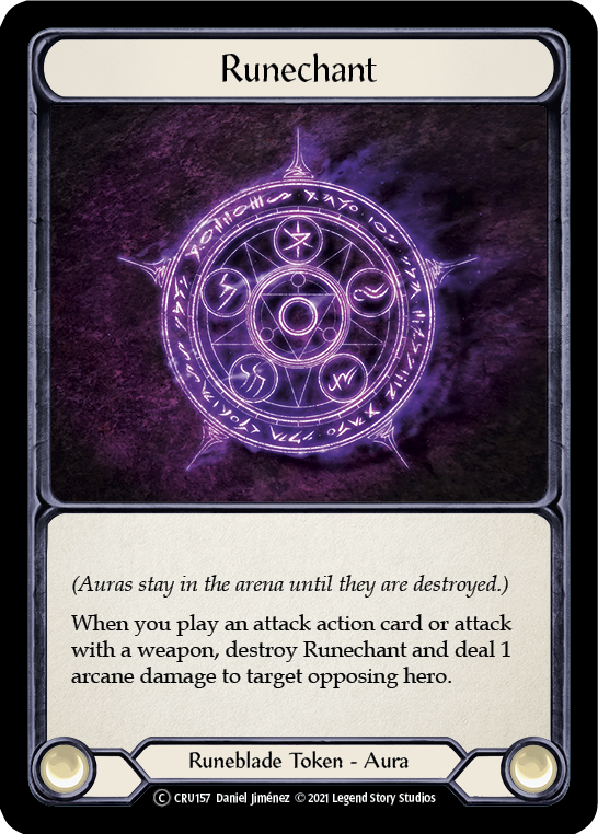 Runechant [U-CRU157] (Crucible of War Unlimited)  Unlimited Rainbow Foil | The CG Realm