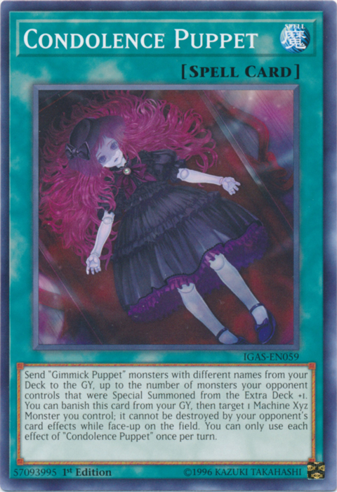 Condolence Puppet [IGAS-EN059] Common | The CG Realm