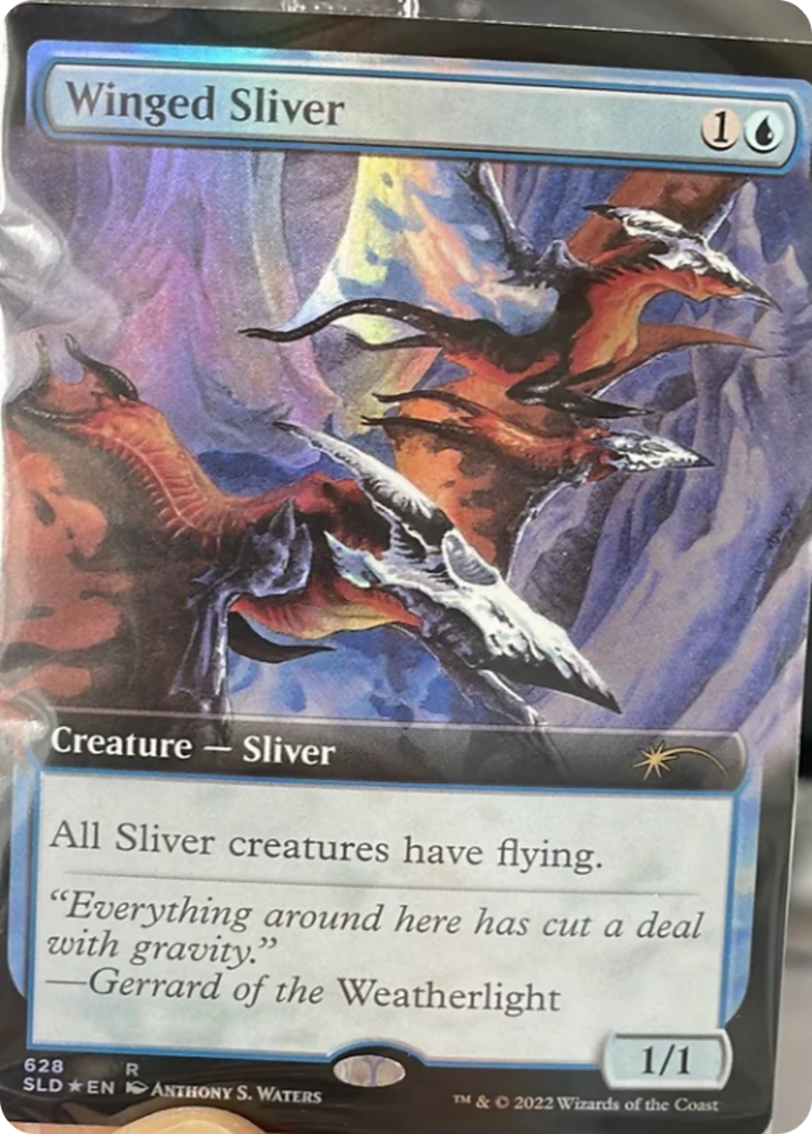 Winged Sliver (Extended Art) [Secret Lair Drop Promos] | The CG Realm