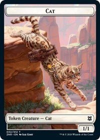 Cat // Hydra Double-Sided Token [Zendikar Rising Tokens] | The CG Realm