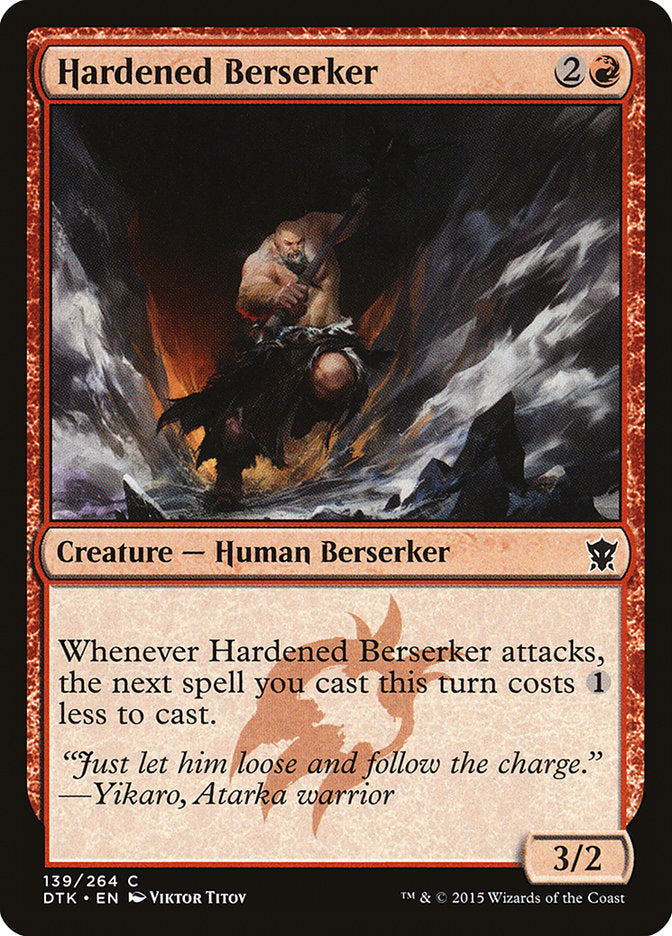 Hardened Berserker [Dragons of Tarkir] | The CG Realm