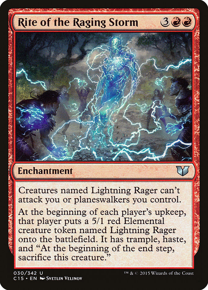 Rite of the Raging Storm [Commander 2015] | The CG Realm