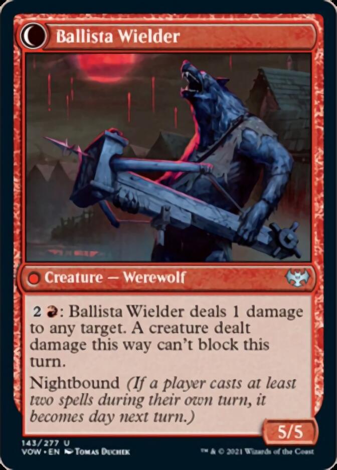 Ballista Watcher (VOW-143) - Innistrad: Crimson Vow: (Double Faced Transform)